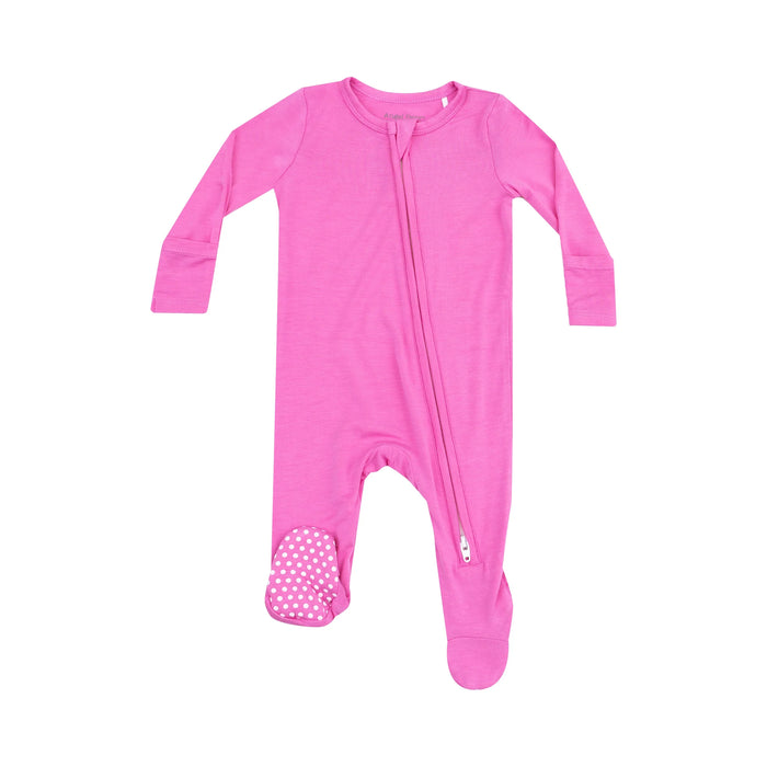 Angel Dear Hot Pink 2 Way Zipper Footie
