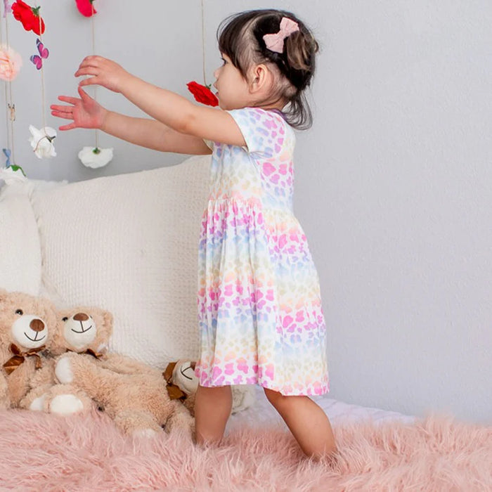 Rainbow Leopard Dress