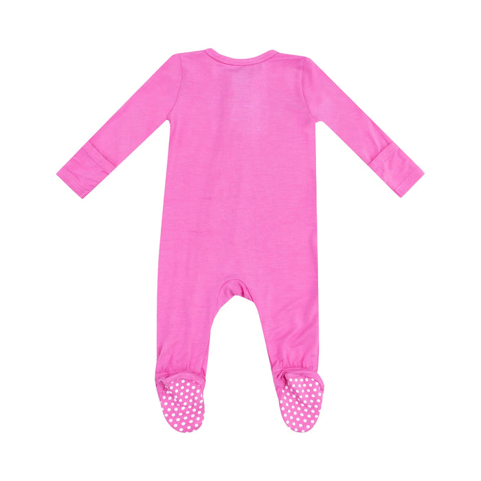 Angel Dear Hot Pink 2 Way Zipper Footie