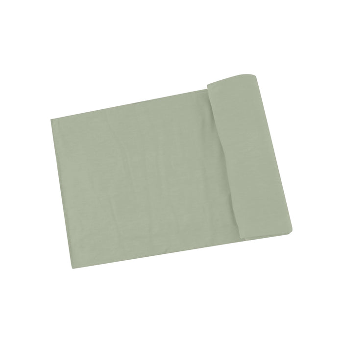 Angel Dear Solid Muslin Desert Green Swaddle Blanket