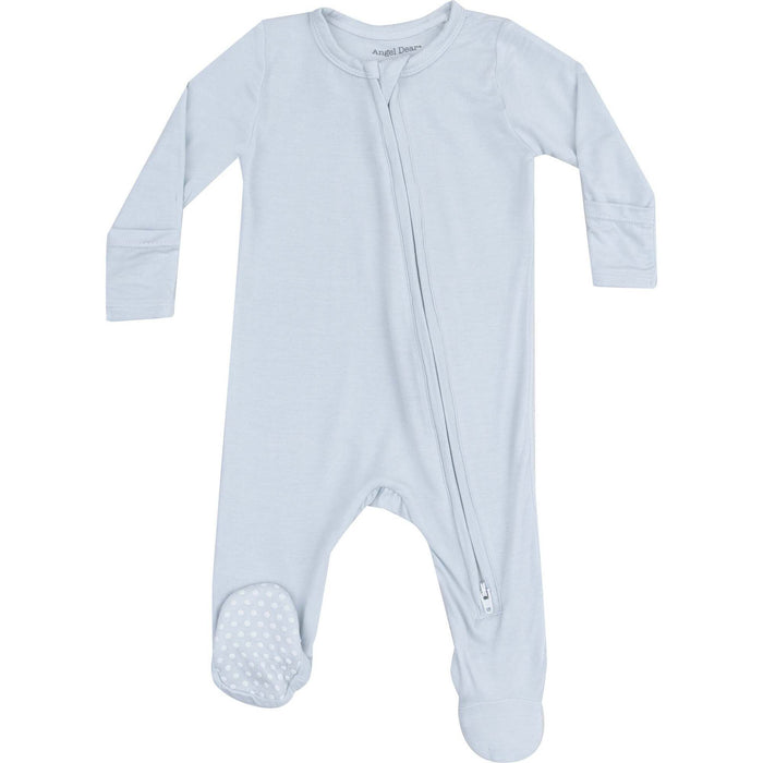Angel Dear Light Blue 2 Way Zipper Footie