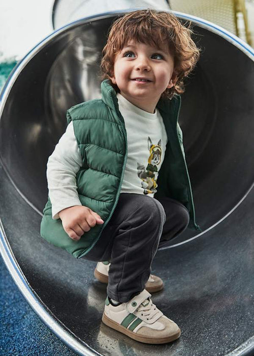 Green Puffy Vest