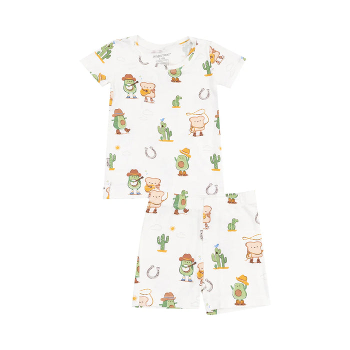 Angel Dear Avacado Toast Short Loungewear Set