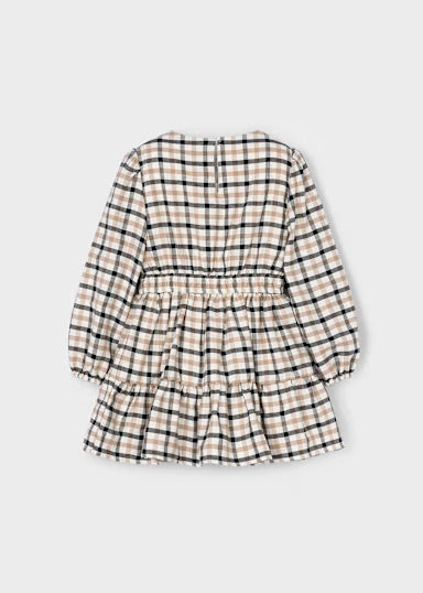 Plaid Dress with Bow Details