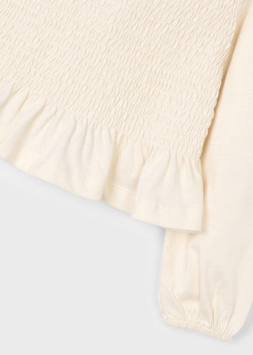 Long Sleeve Smocked Shirt