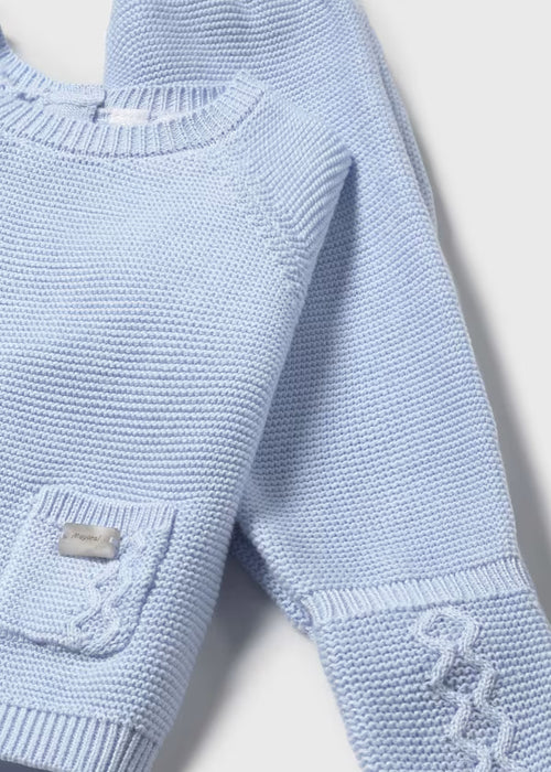 Knit Blue Gift Set with Pockets