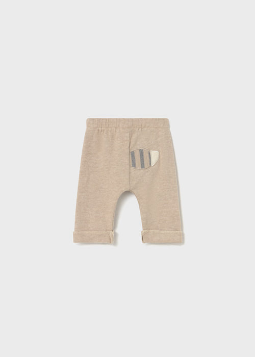 Gray and Tan Striped 3-Piece Tracksuit