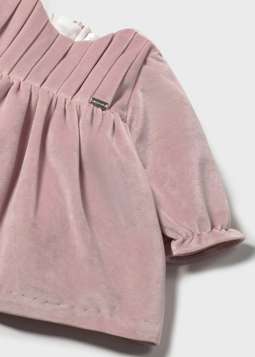 Pink Velvet Dress